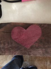 Purple Heart Tea Light