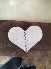 Purple Heart Tea Light