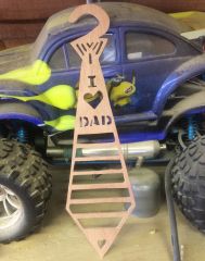 Father's Day tie hanger.