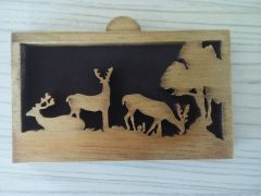 Grazing deer