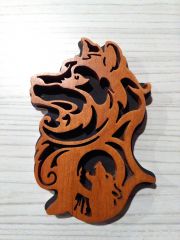 Wolf Plaque