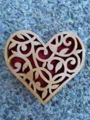 Filigree heart