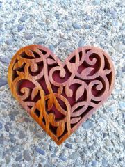 Filigree heart