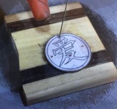 Penny on Oily Jig