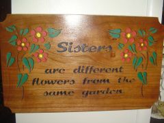 Sisters plaque