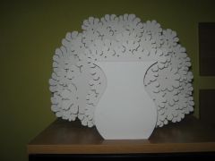 Flower vase lamp off