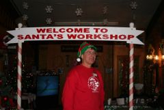 Christmas show sign