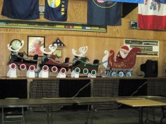 Santas sleigh and reindeer?