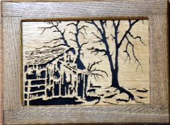 Old Barn And Tree