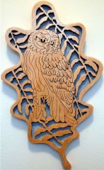 A second Owl in a Leaf for Brooke  small