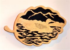 Loon In A Leaf Plaque For Jessica