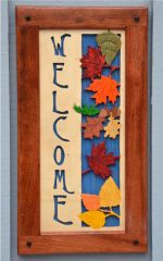 Welcome Sign -Autumn 2