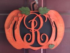 Fall door wreath