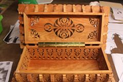 woman's work box