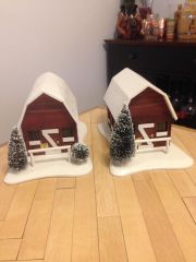 Christmas Barn Music Boxes.