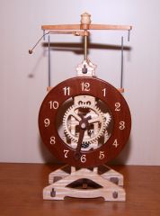 Flying pendulum Clock