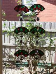 Set of Christmas Fans