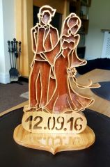 9. Newlyweds wedding gift- cutting board and plywood