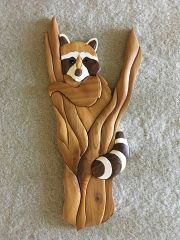 Raccon Intarsia