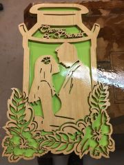 Wedding Milk Canister