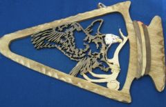 Eagle on Elk Rack Arrowhead