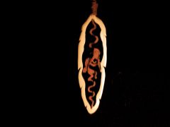 Bone  And Wood Feather