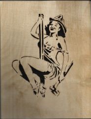 fire woman