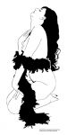 Feather Boa Pin Up Pattern