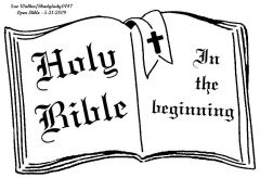 Open Bible Plaque