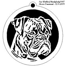 Boxer Ornament