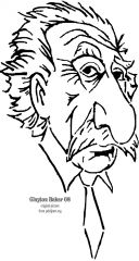 einstein caractiture