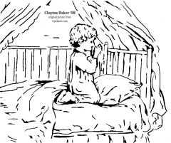 child praying