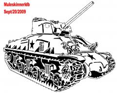 M 4A1 Sherman Tank