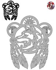 Wolf Dream Catcher