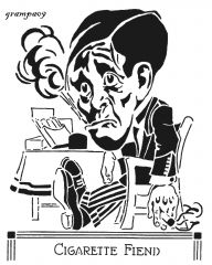 Anti smoking postcard