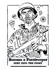 WW II Paratroop recruiting poster