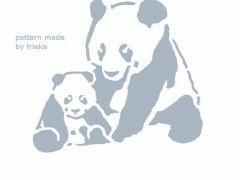 panda Met kleintje