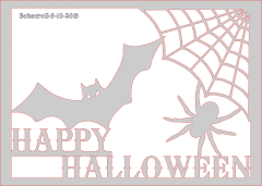 Happy Halloween framed