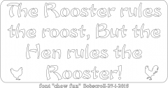 The Rooster rules