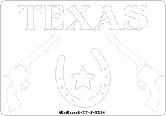 Texas plaque