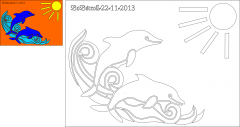 Dolphins On A wave