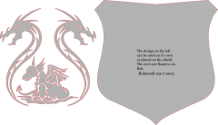 Three Dragons & Shield
