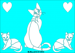 Cats Family plaque