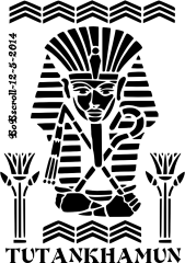 Tutankhamun plaque