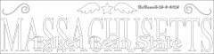 MASSACHUSETTS Baked Bean State