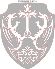 Celtic Shield Cross & Dragons