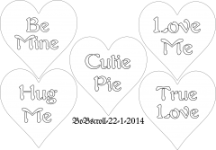 Valentines Love Hearts