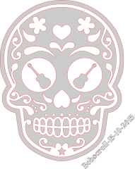 Day Of The Dead Skull Guitar
