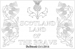 Scotland Plaque