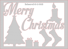 Merry Christmas plaque 2